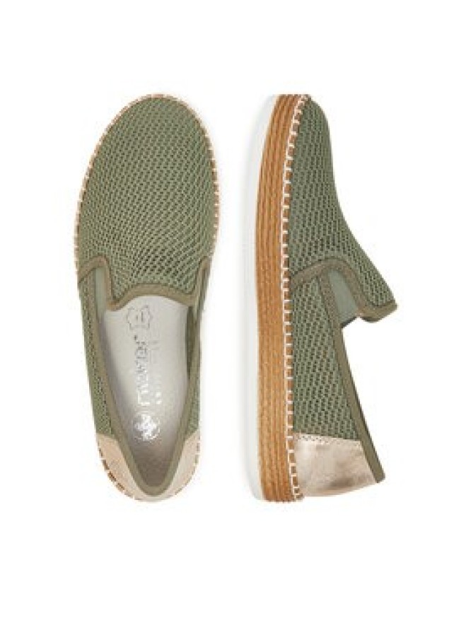 Rieker Espadryle CEO-L7873-52 Zielony