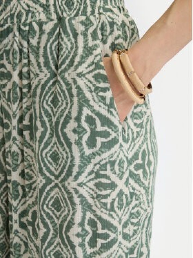 Vero Moda Spodnie materiałowe Menny 10282478 Zielony Wide Leg