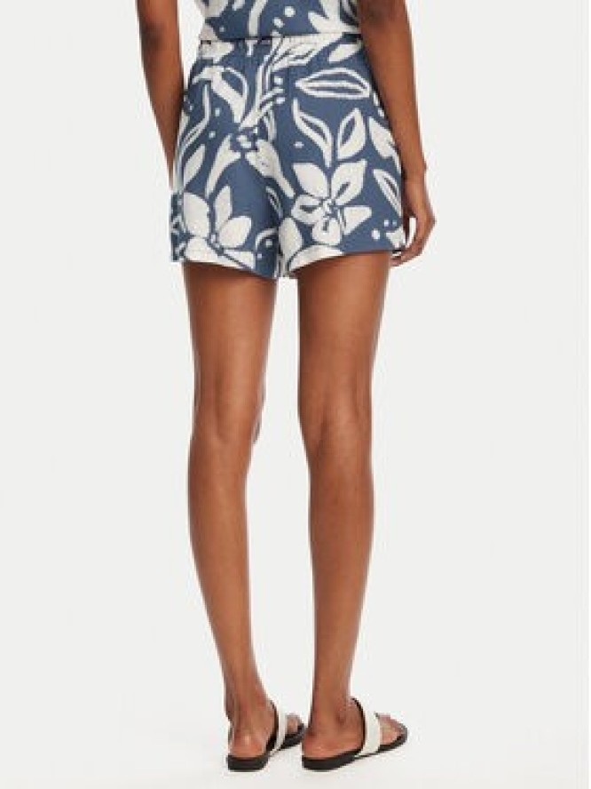 Banana Moon Szorty materiałowe William Floreal MHX74 Niebieski Loose Fit