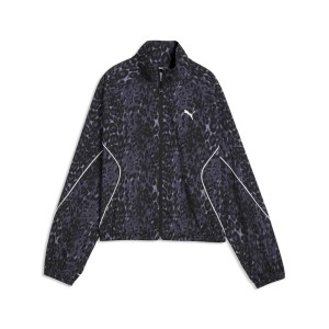 Damska luźna bluza dresowa z zamkiem PUMA Sport Animal Printed PUMA
