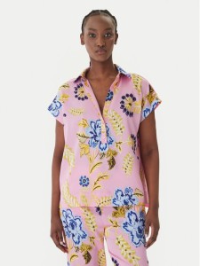 LOLA CASADEMUNT Bluza LS2615063 Różowy Regular Fit