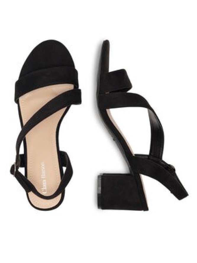 Clara Barson Sandały AK250423-3 Czarny