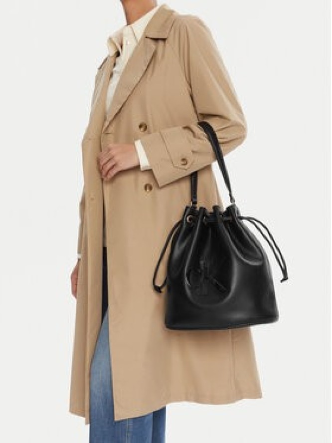 Calvin Klein Torebka Bold Ck Large Bucket Bag LV04F3232G Czarny