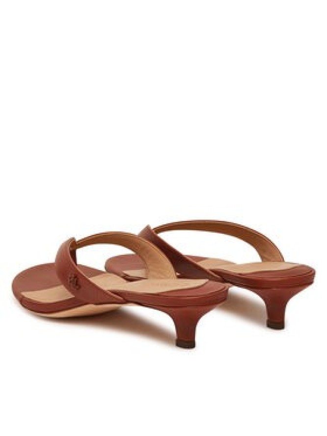 LAUREN RALPH LAUREN Japonki Francesca 802966841002 Brązowy