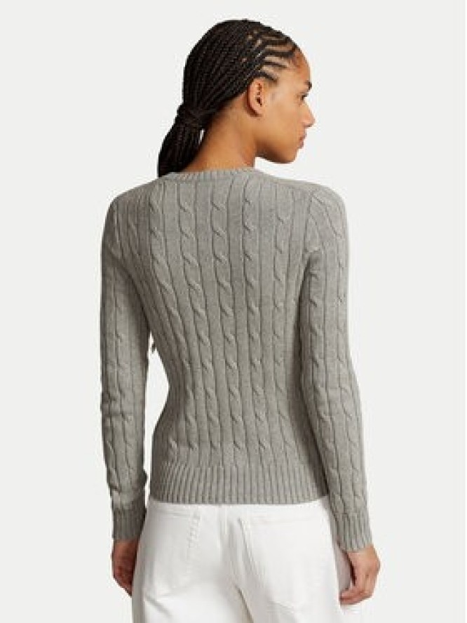 Polo Ralph Lauren Sweter Julianna 211943903001 Szary Regular Fit