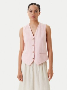 United Colors Of Benetton Kamizelka 2AGHDJ00G Różowy Slim Fit