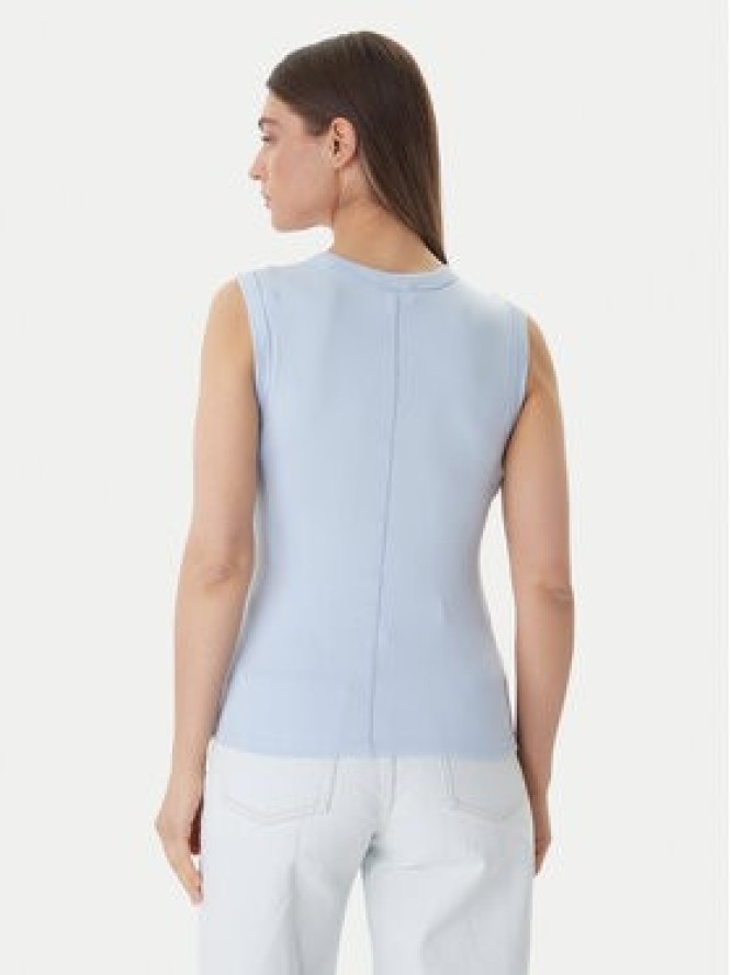 Calvin Klein Jeans Top LV047B265G Niebieski Slim Fit