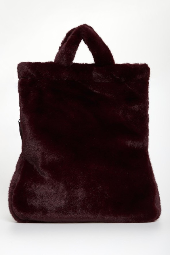 Torebka futerkowy shopper DIEGO M