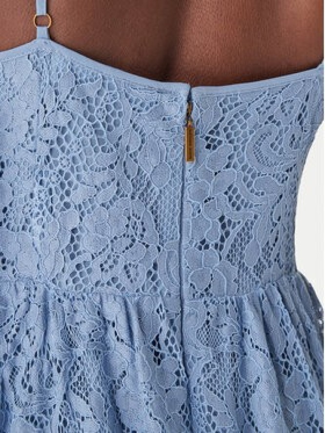 MICHAEL Michael Kors Sukienka letnia MS683HQKQ9 Błękitny Regular Fit