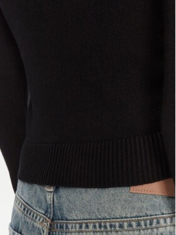 HUGO Sweter Sblog_B 50543054 Czarny Slim Fit