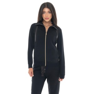 Bluza zimowa Leone 1947 Chic Tones Damen ze Stehkragen und Reißverschluss