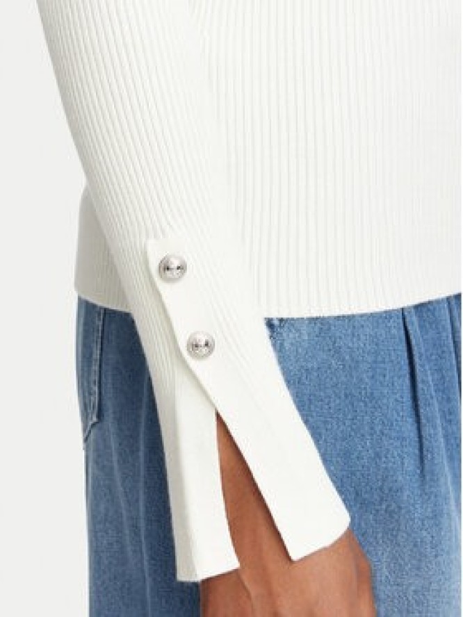 Guess Bluzka W6YR09 Z0948 Kremowy Slim Fit