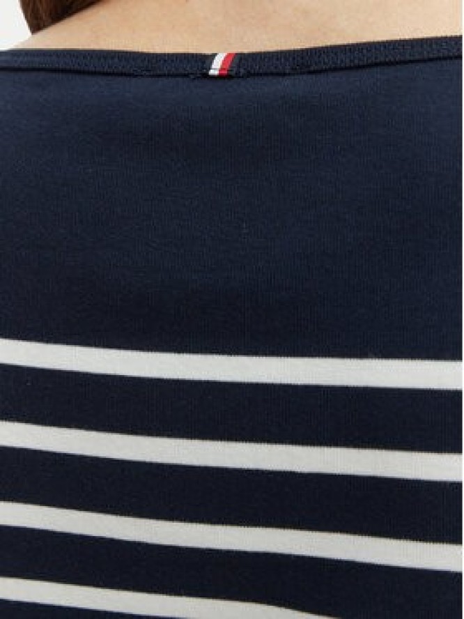 Tommy Hilfiger Bluzka New Cody WW0WW40589 Granatowy Slim Fit