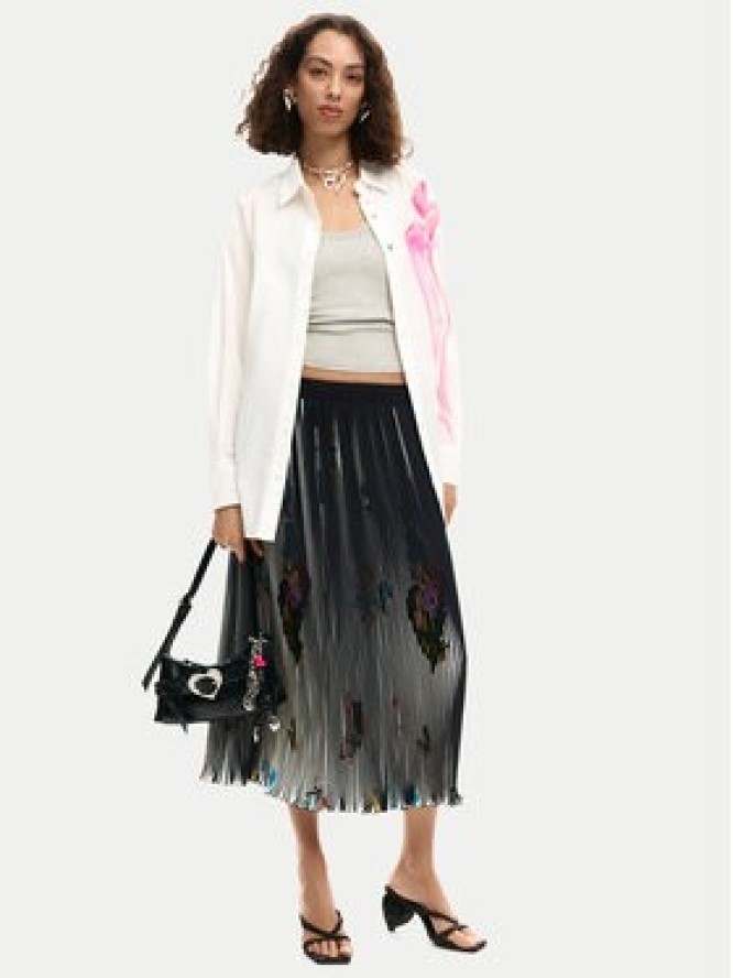 Desigual Koszula Gloss 26SWCW18 Biały Regular Fit