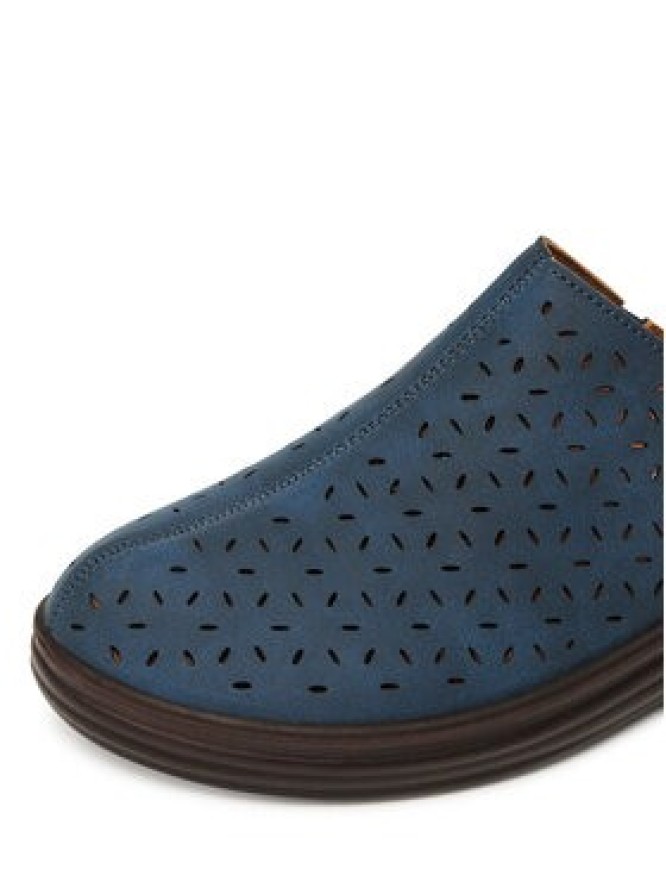 Go Soft Klapki LA3J7701-7 Granatowy