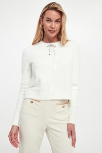 Kardigan damski z kokardką JOSEPH RIBKOFF