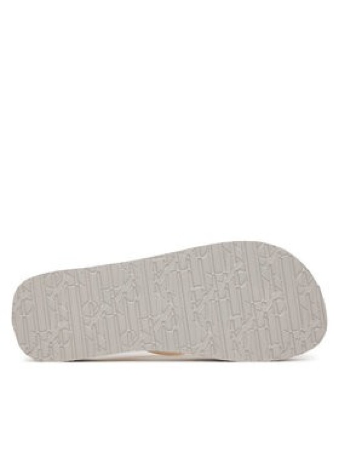 Calvin Klein Japonki Flatform Flip Flop Met Tpu HW0HW03120 Srebrny