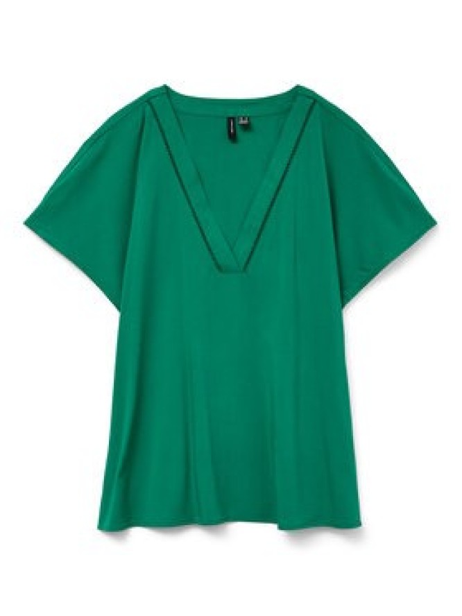 Vero Moda Bluzka Bella 10327551 Zielony Regular Fit