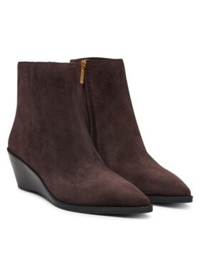 MICHAEL Michael Kors Botki Austin Wedge Bootie 40F6AUME5S Brązowy