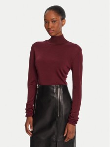 Lola Casademunt by Maite Golf MF2511013 Bordowy Regular Fit