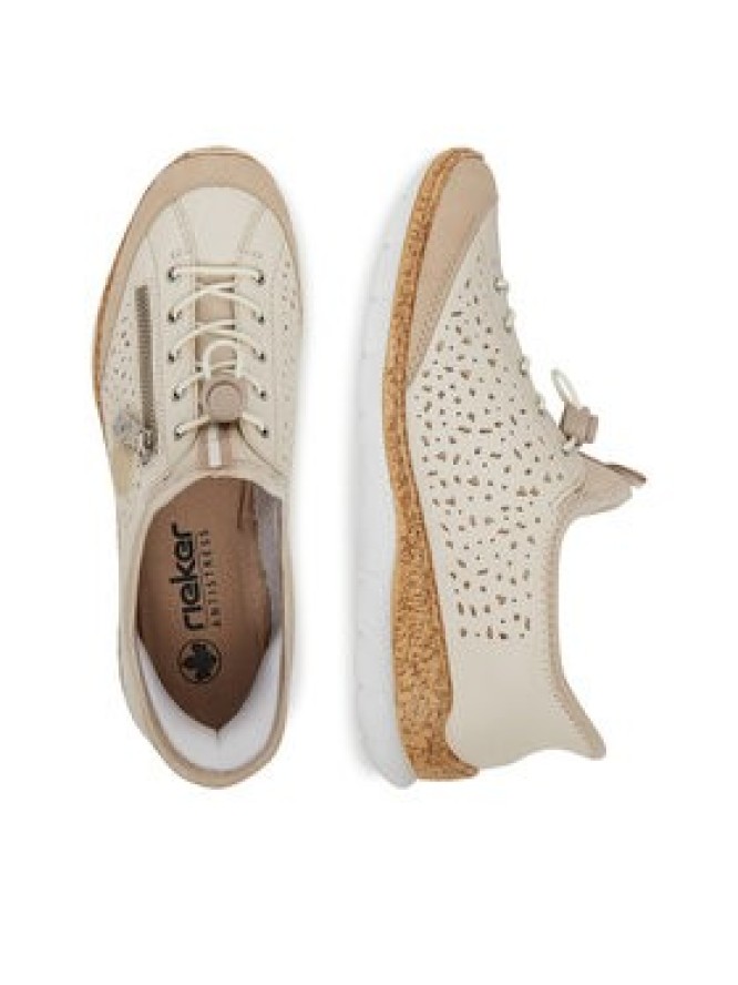 Rieker Sneakersy CEO-N42V3-60 Beżowy