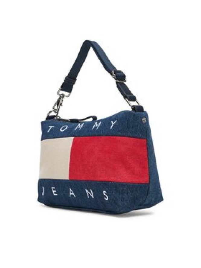 Tommy Jeans Torebka Tjw Archive Denim Shoulder Bag AW0AW18213 Niebieski