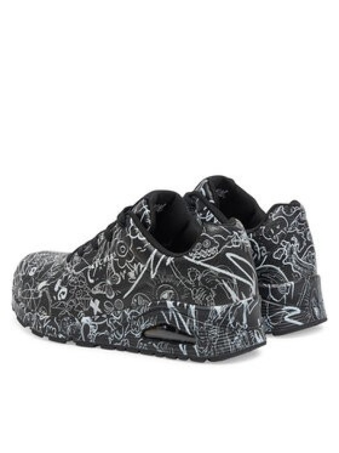 Skechers Sneakersy Street Uno - Process Sketch 177972/BKW Czarny