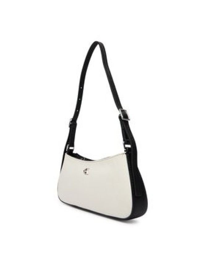 Calvin Klein Torebka Ck Canvas Small Shoulder Bag LV04F3347G Biały