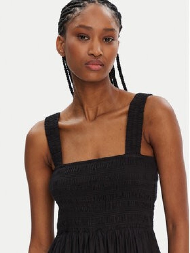 Seafolly Sukienka letnia Faithful 54865-DR Czarny Regular Fit