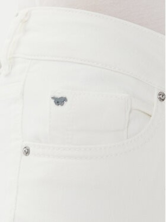 Mustang Jeansy Shelby 1016183 Biały Skinny Fit