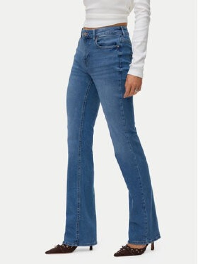 Vero Moda Jeansy Flash 10342007 Niebieski Flared Fit