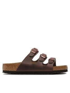 Birkenstock Klapki Florida 53901 Brązowy
