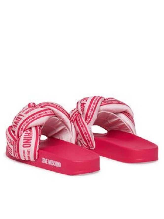 LOVE MOSCHINO Klapki JA28312G0MIW360A Różowy