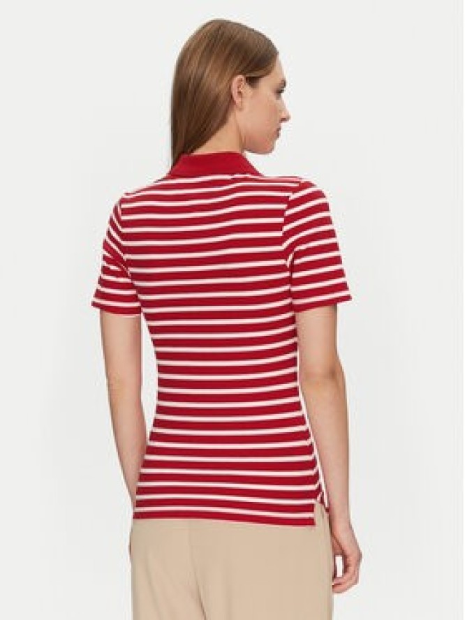 Tommy Hilfiger Polo 1985 WW0WW43225 Czerwony Slim Fit