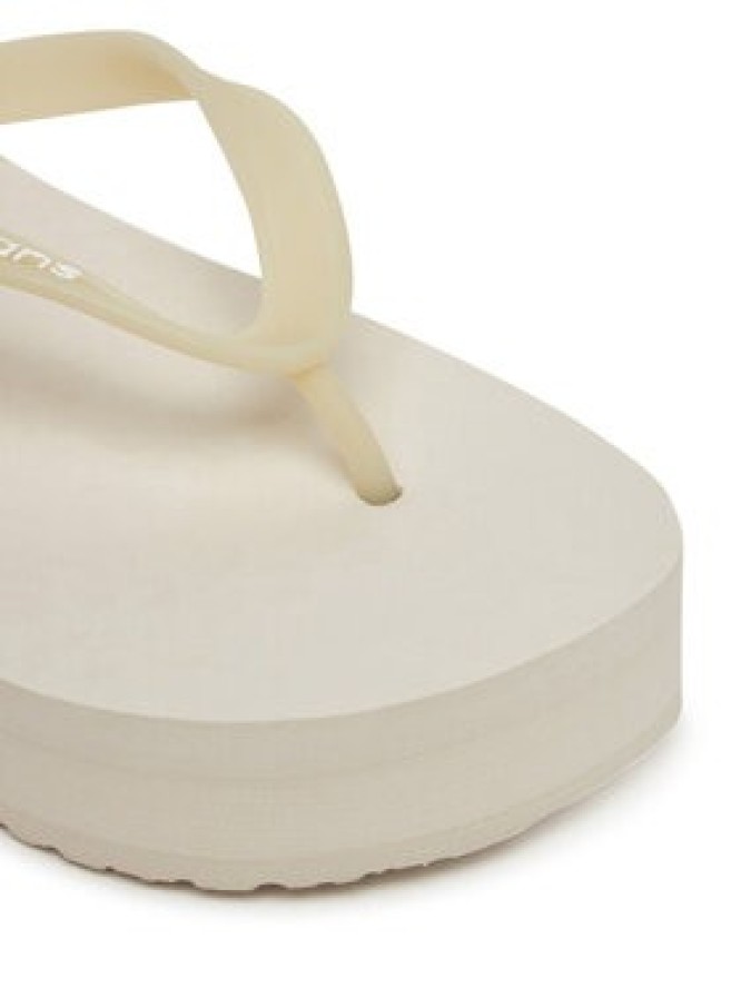 Calvin Klein Jeans Japonki Beach Sandal Flatform Tpu YW0YW01830 Écru