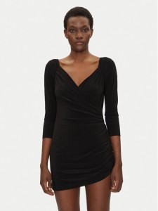 NORMA KAMALI Sukienka koktajlowa KK4243PLG84001 Czarny Regular Fit