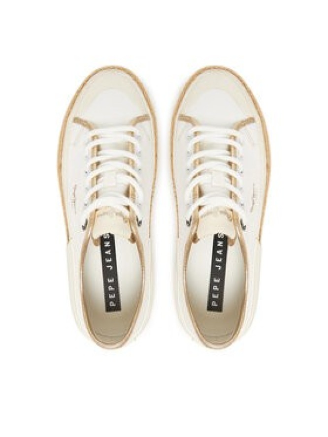 Pepe Jeans Espadryle Samoi Mix PLS31595 Biały
