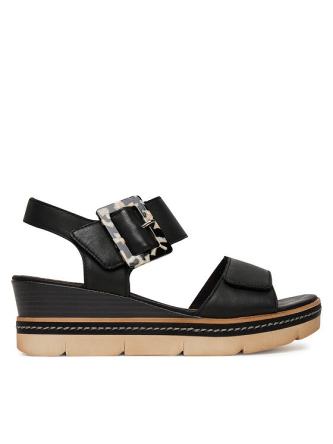 Remonte Sandały D2L53-00 Czarny