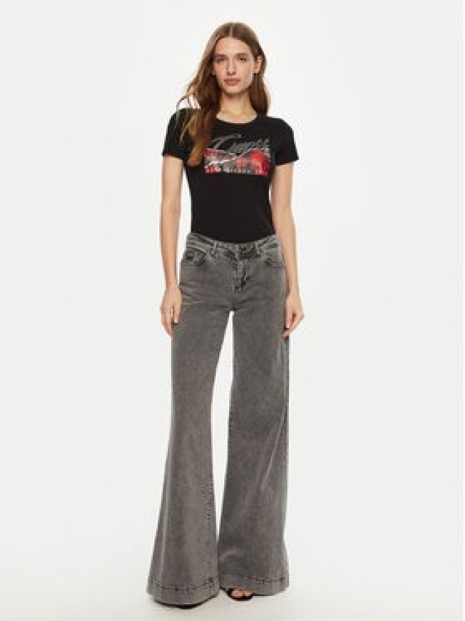 Guess T-Shirt W5RI03 J1314 Czarny Regular Fit