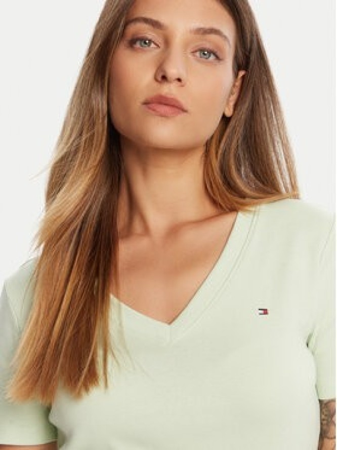 Tommy Hilfiger T-Shirt New Cody WW0WW40584 Zielony Slim Fit