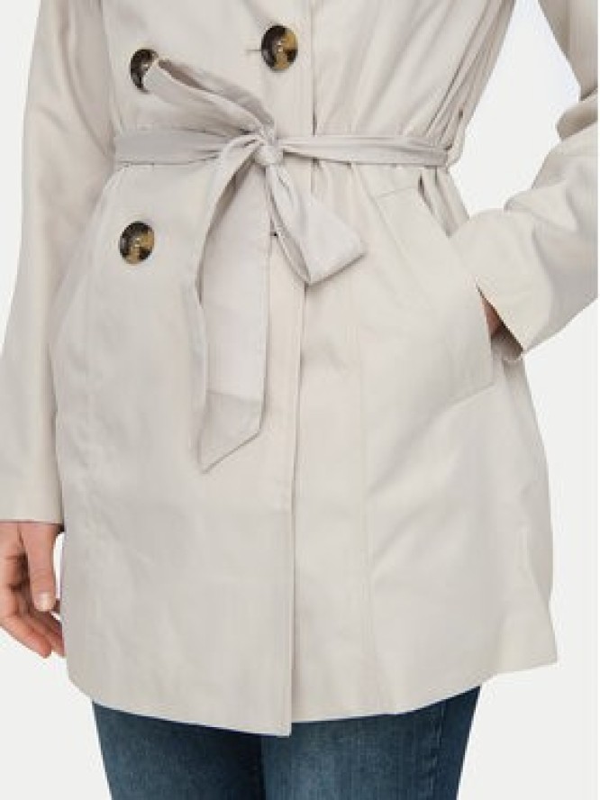 ONLY Trencz Valerie 15191821 Beżowy Regular Fit