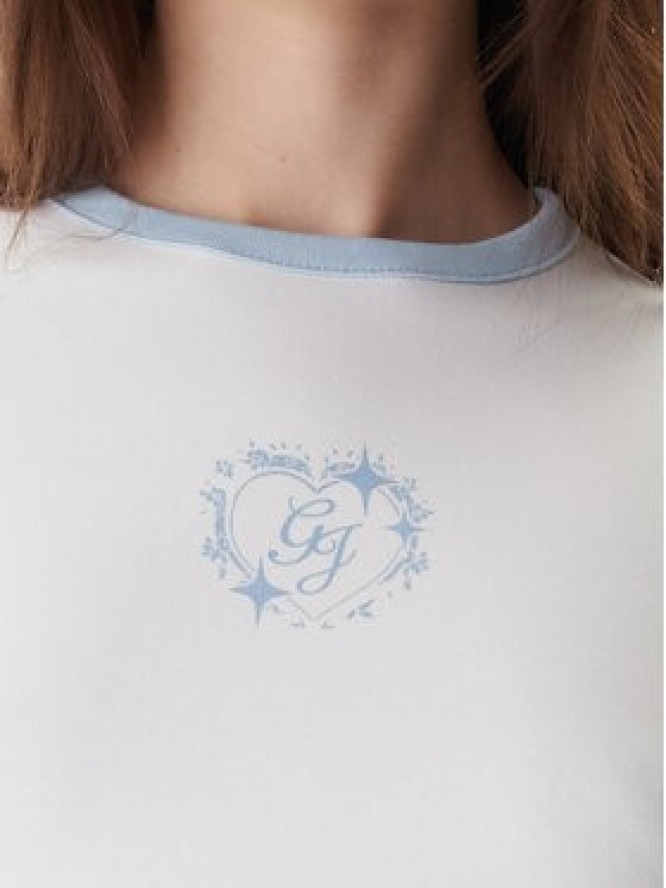 Guess Jeans T-Shirt W6RI16 J1314 Biały Regular Fit