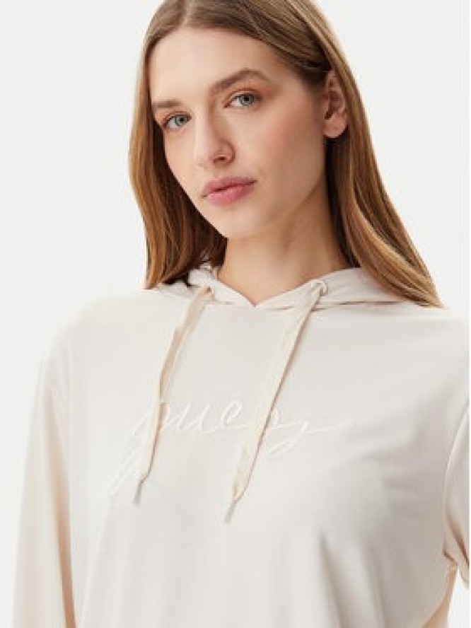 Guess Bluza O5GQ00 KCQP2 Écru Regular Fit