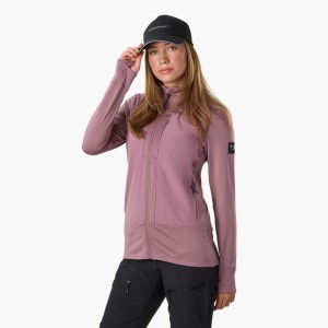 Bluza Polarowa Rozpinana Wędrówki Kobieta Trondheim Elastyczny W Cztery Strony