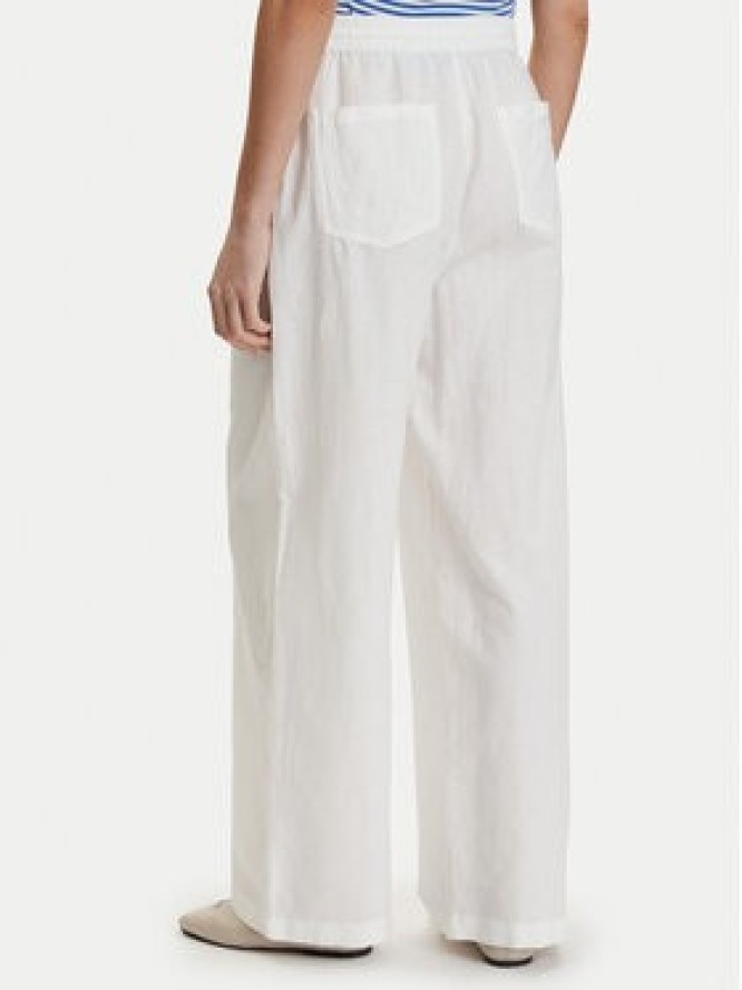 Tommy Jeans Spodnie materiałowe DW0DW22285 Biały Loose Fit