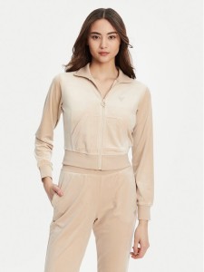 Guess Bluza V3BQ22 K0232 Beżowy Regular Fit