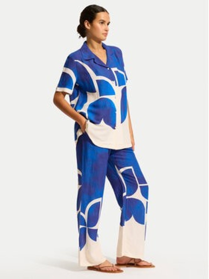 Seafolly Spodnie materiałowe 55456-PA Niebieski