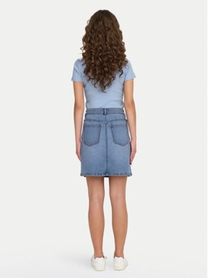 JDY Spódnica jeansowa Moon 15346528 Niebieski Regular Fit