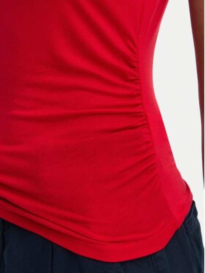 Tommy Jeans T-Shirt Draped DW0DW22802 Czerwony Slim Fit