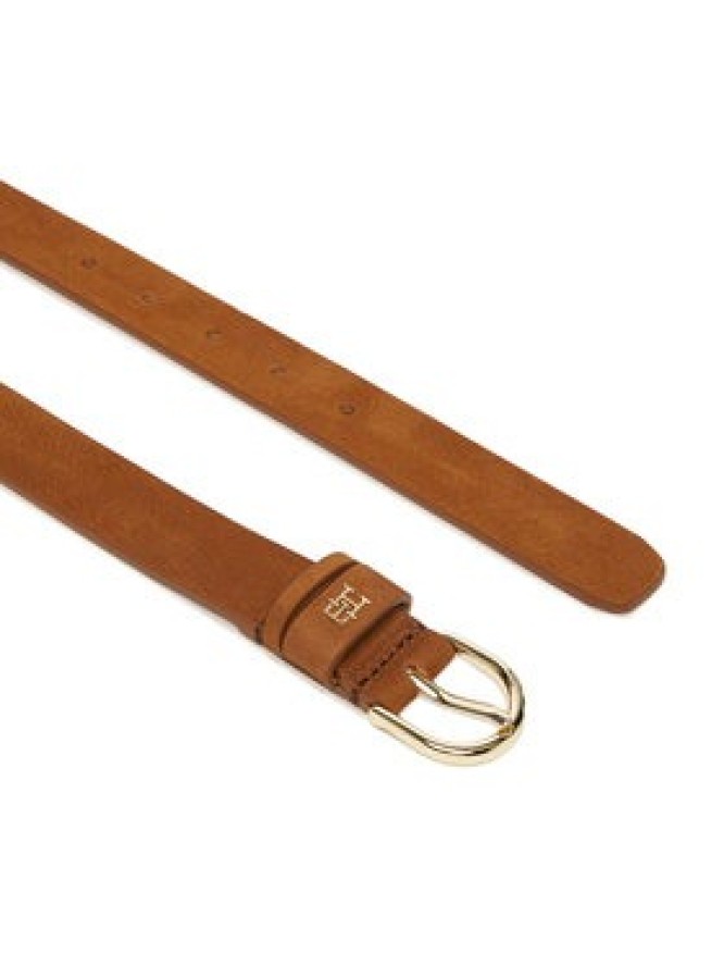 Tommy Hilfiger Pasek Damski Essential Effortless 2.5 AW0AW17762 Brązowy